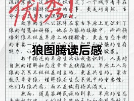 关于狼的作文(关于狼的作文500字以上)