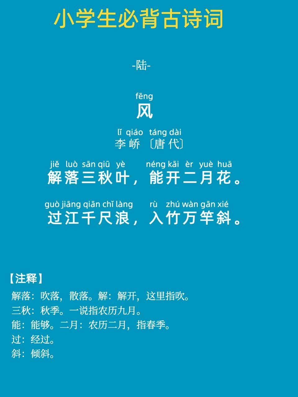描写风的古诗(关于风的古诗句) 描写风的古诗(关于风的古诗句)